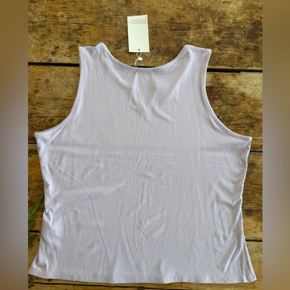 Ninexis Ribbed Lilac Tank Top - Picture 3 of 3